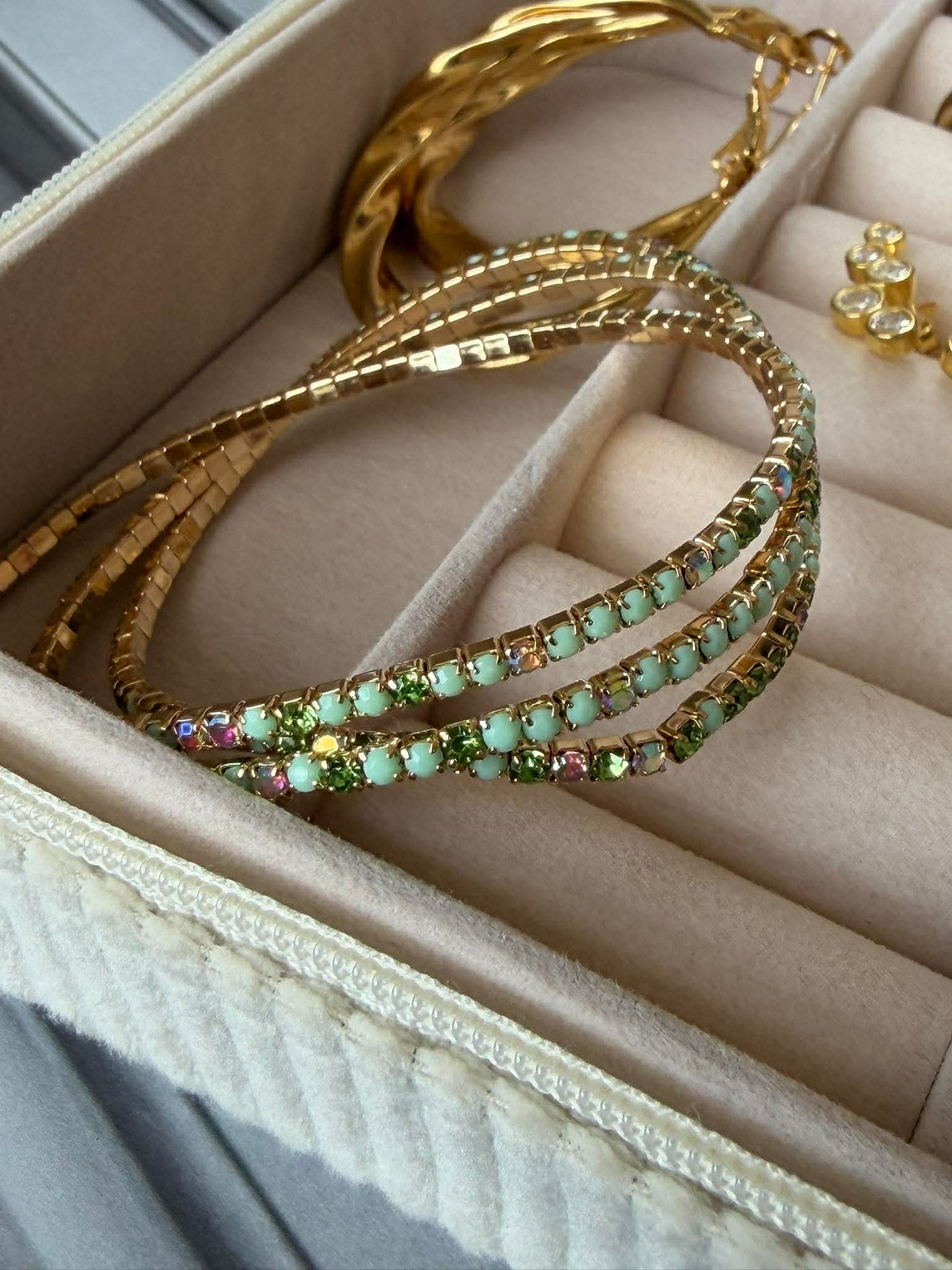Armband Elare Set/3 - Pistazie