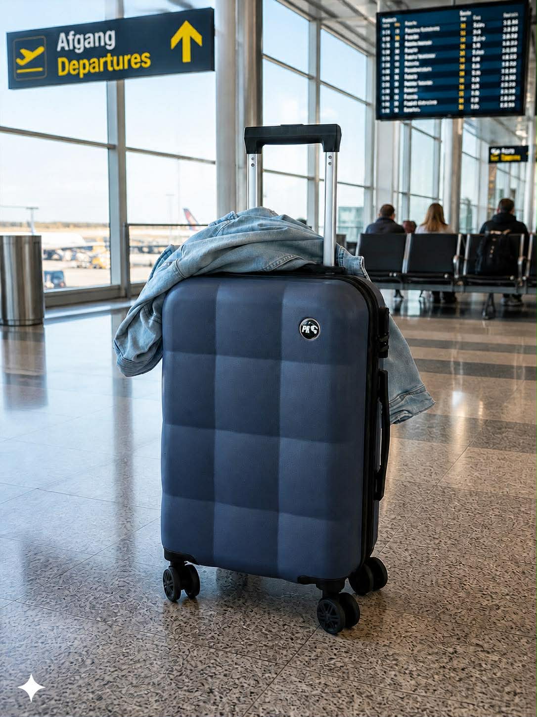 Koffer Trolley - Dunkelblau