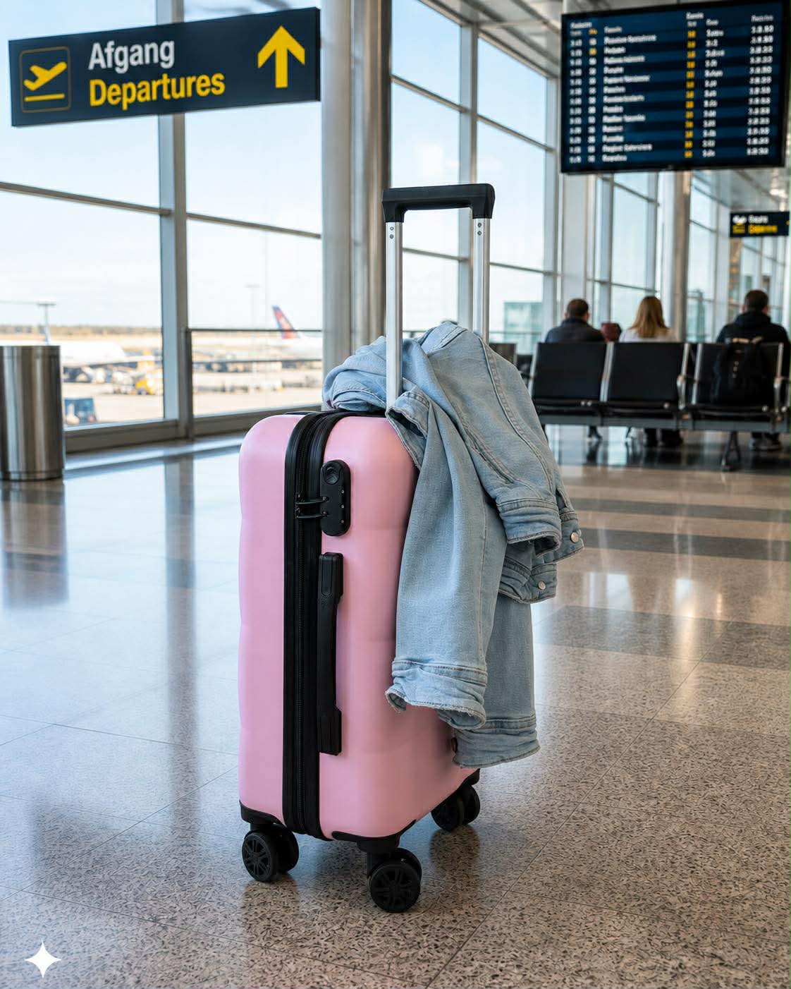Koffer-Trolley - Rosa