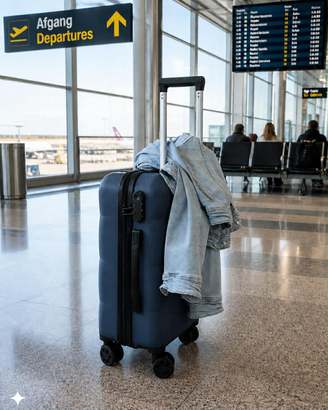 Koffer Trolley - Dunkelblau