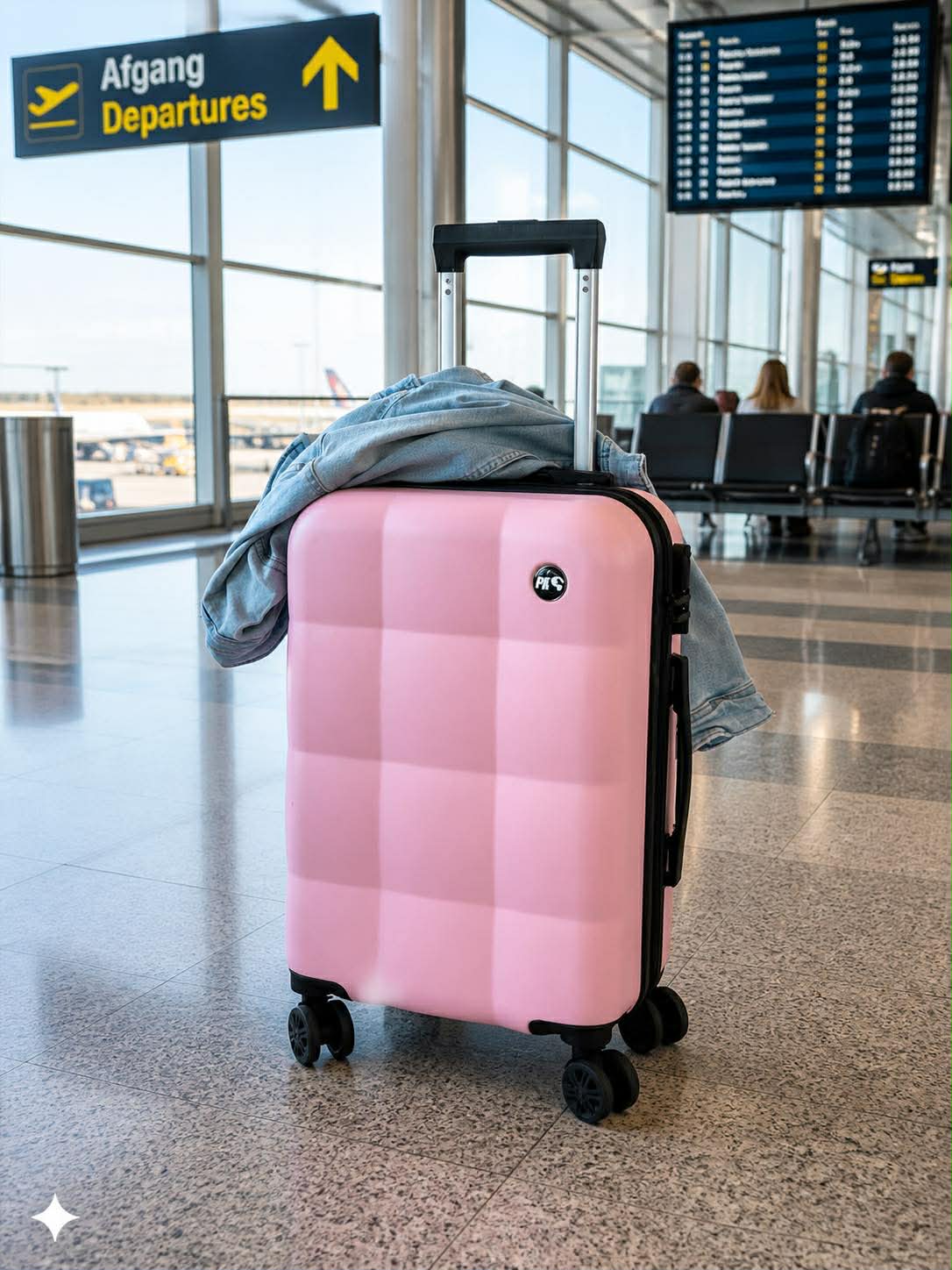 Koffer-Trolley - Rosa