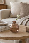 Vase Asti low - Braun
