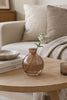Vase Asti low - Braun