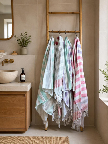 Hammam-Handtuch mit Frottee