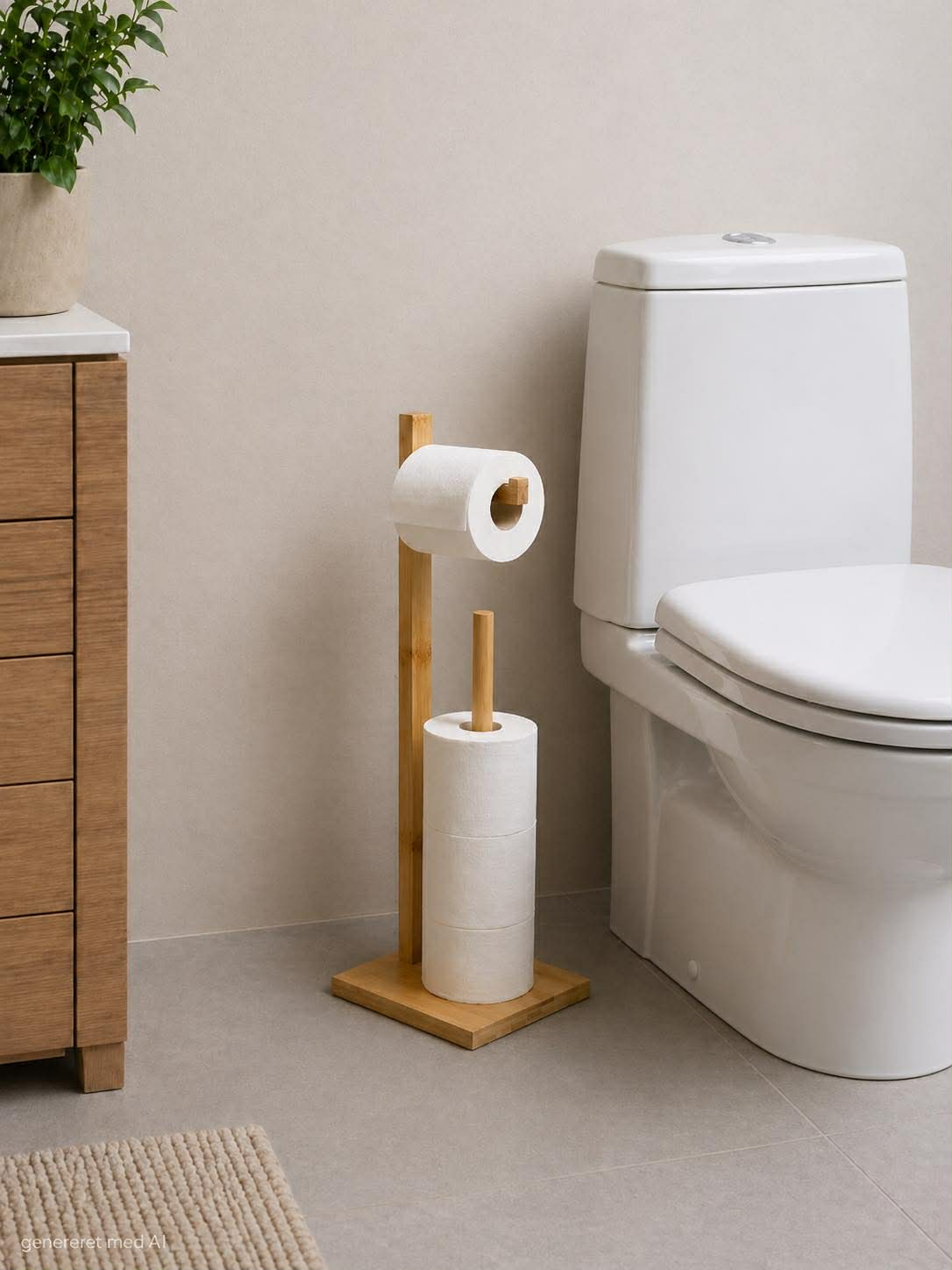 Toilettenrollenhalter Bambus