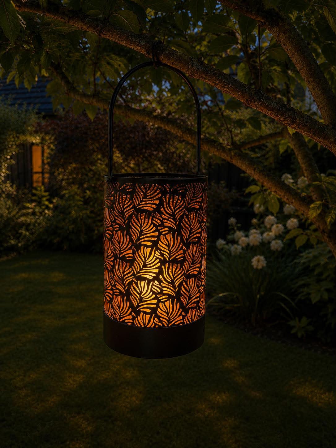 Laterne Flower Cut Solar