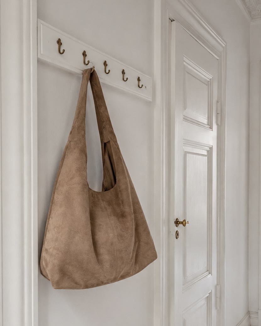 Shopper Wildleder - Nude Brown