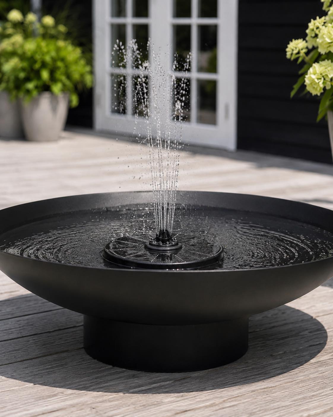 Solarbrunnen mit Licht - Ø 16 cm