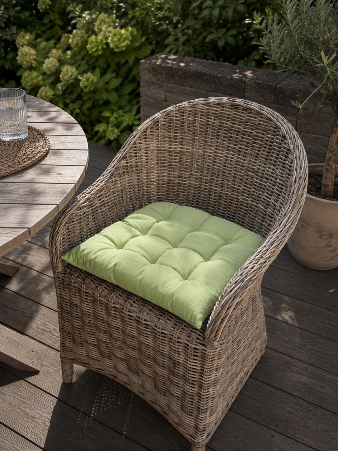 Gartenkissen Futon – Grün