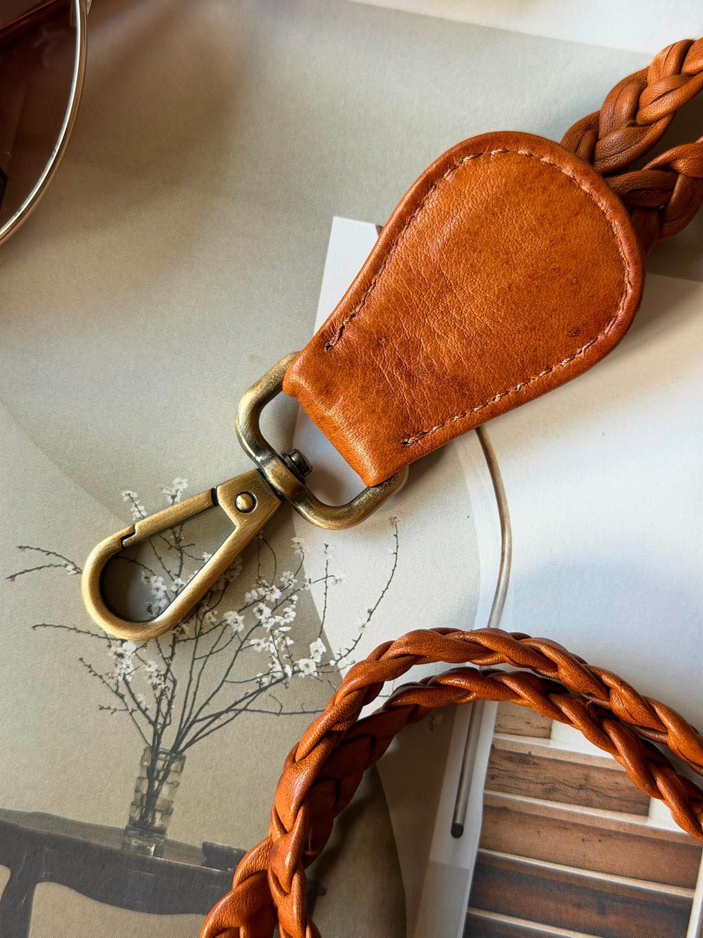 Schlüsselband - MIKO cognac washed