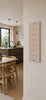 Magnetische Tafel Braun - Wochenplaner