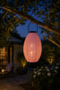 Lampe mit Solarzellen - Rosa