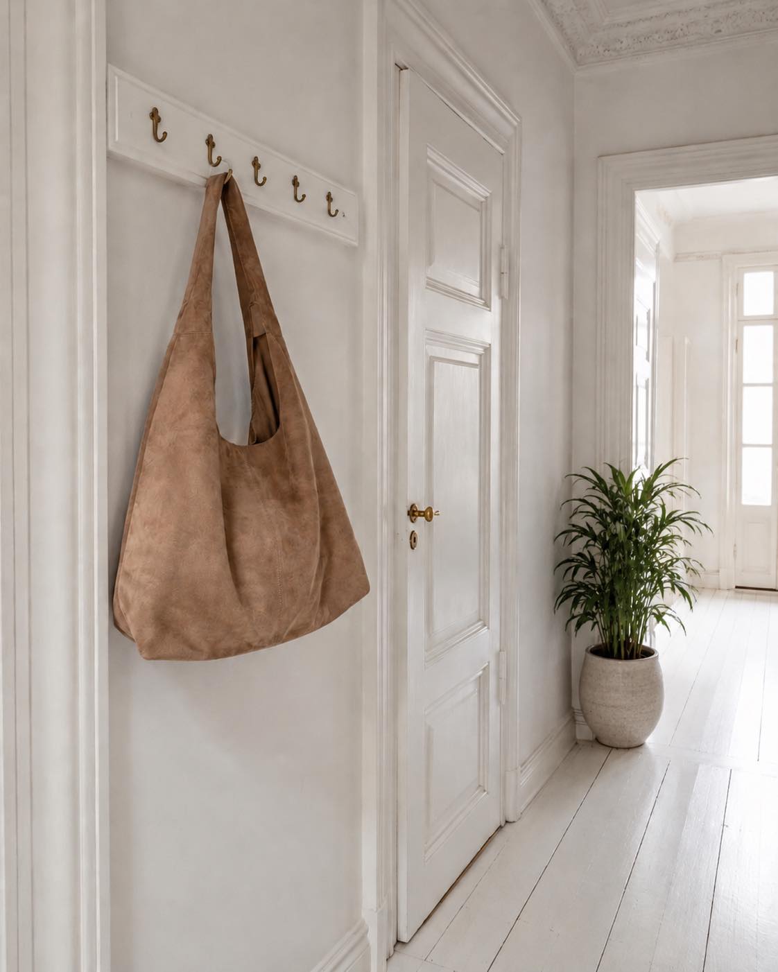 Shopper Wildleder - Nude Brown