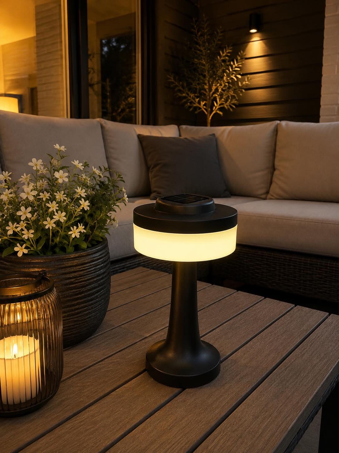 Tischlampe Solar