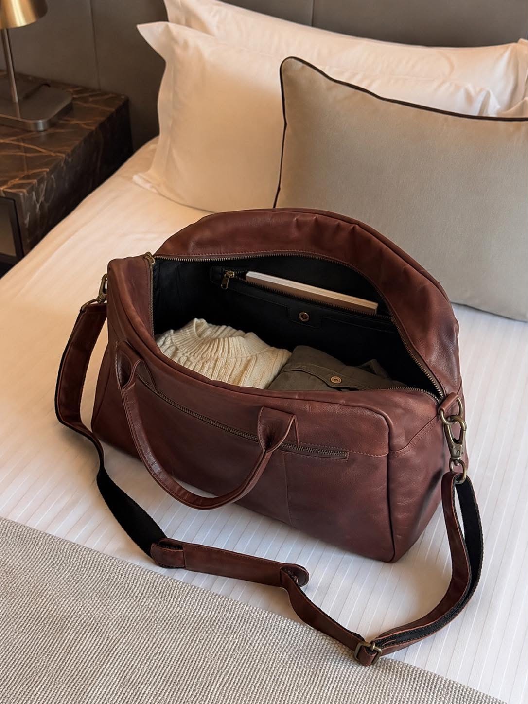 Weekender Small Faust - Dunkelbraun