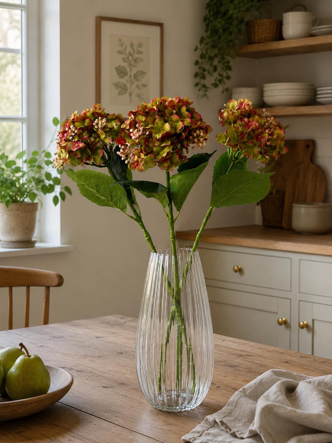 Hortensie grün - 48 cm