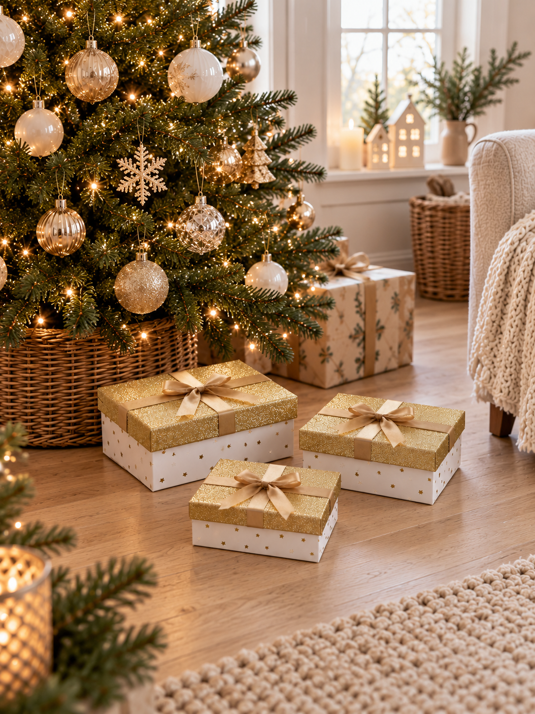Geschenkbox-Set - Gold
