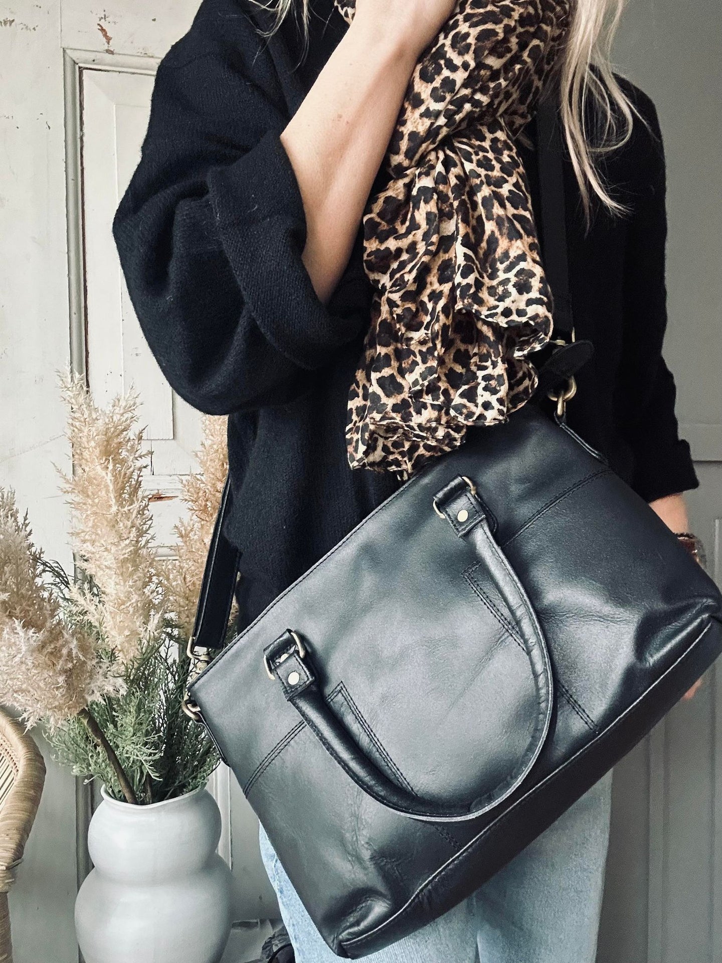 Shopper / Arbeitstasche Tessa - Schwarz