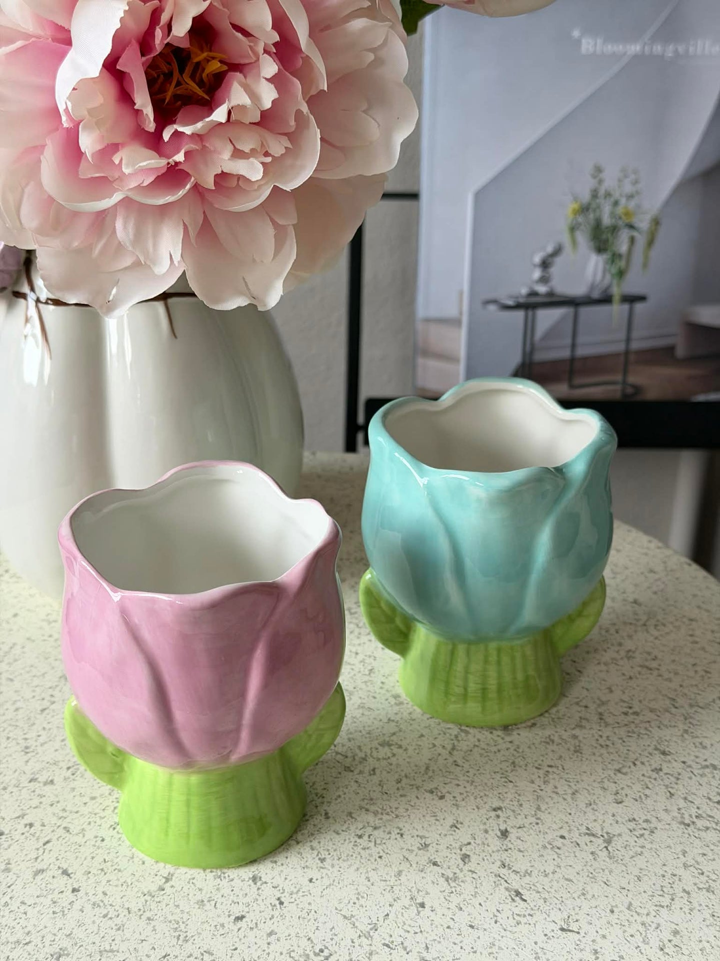 Übertopf Tulpe - mehrere Farben
