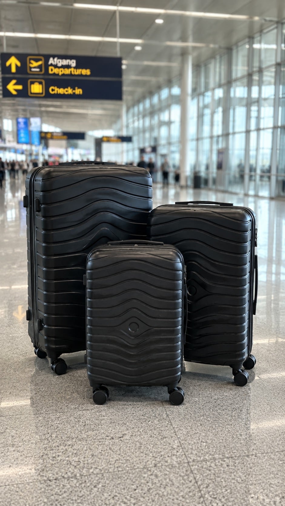 Koffer-Set aus 3 Teilen