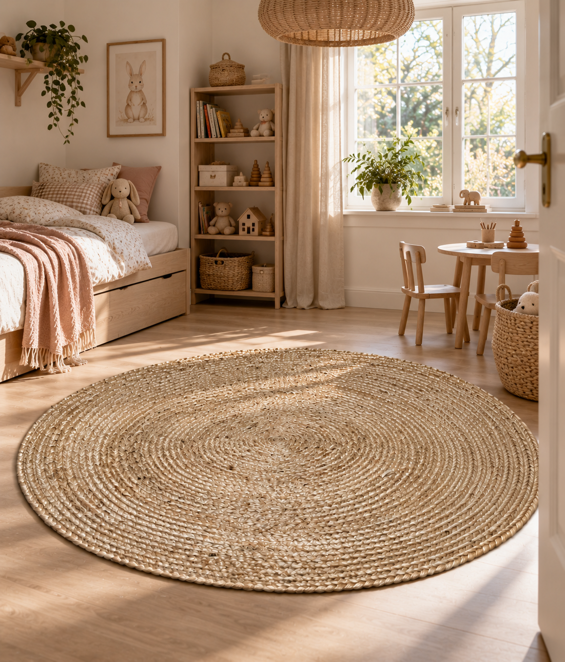 Jute-Teppich – Ø200 cm