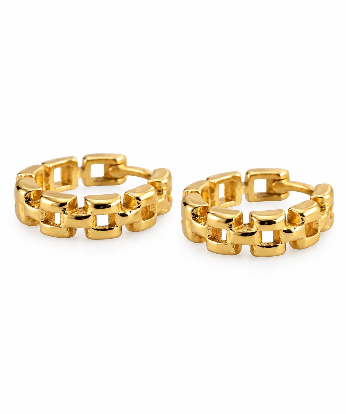 Ohrringe Rachel 18K vergoldet