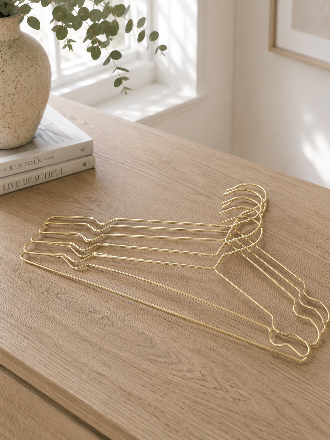 Bügel - Set aus 5 Stk / Golden
