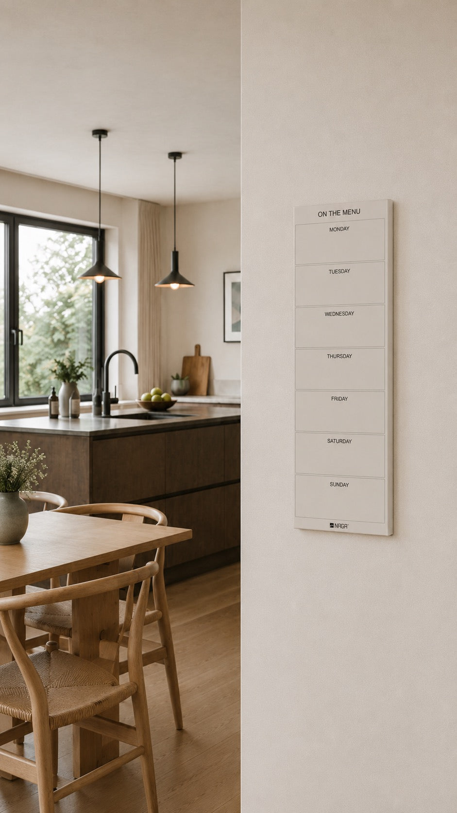 Magnettafel beige - Essensplan