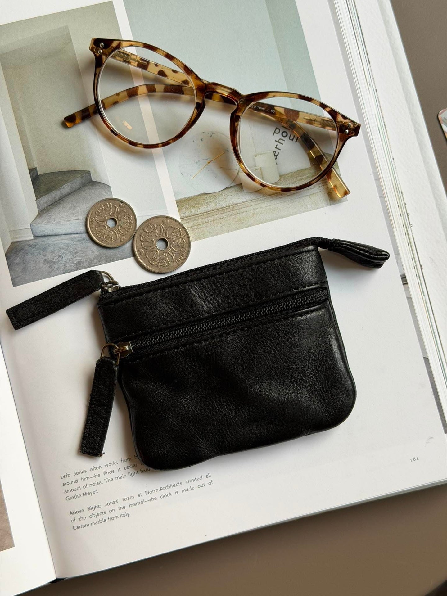 Portemonnaie - washed black