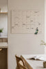 Magnettafel beige - Monatsplaner