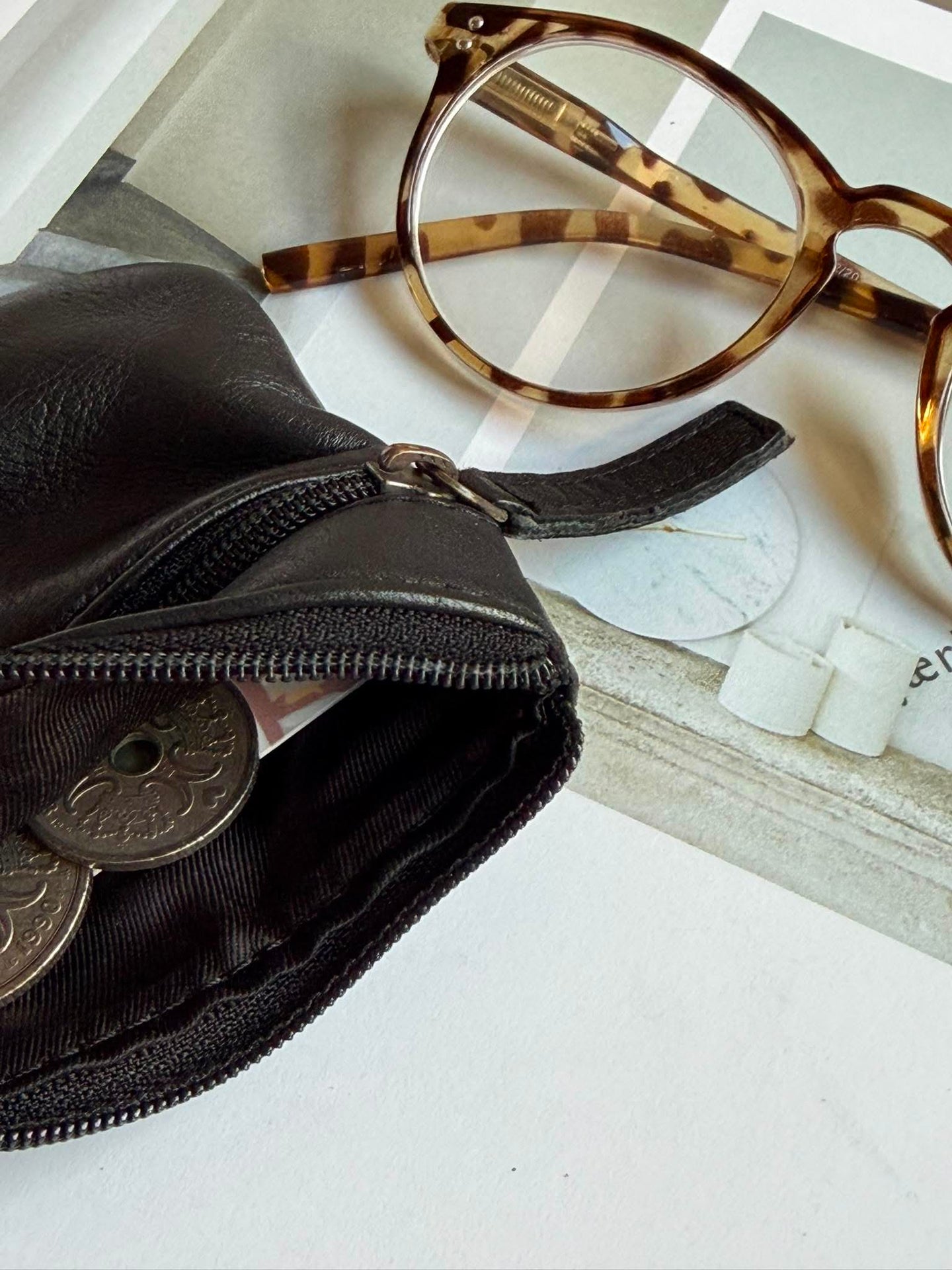 Portemonnaie - washed black