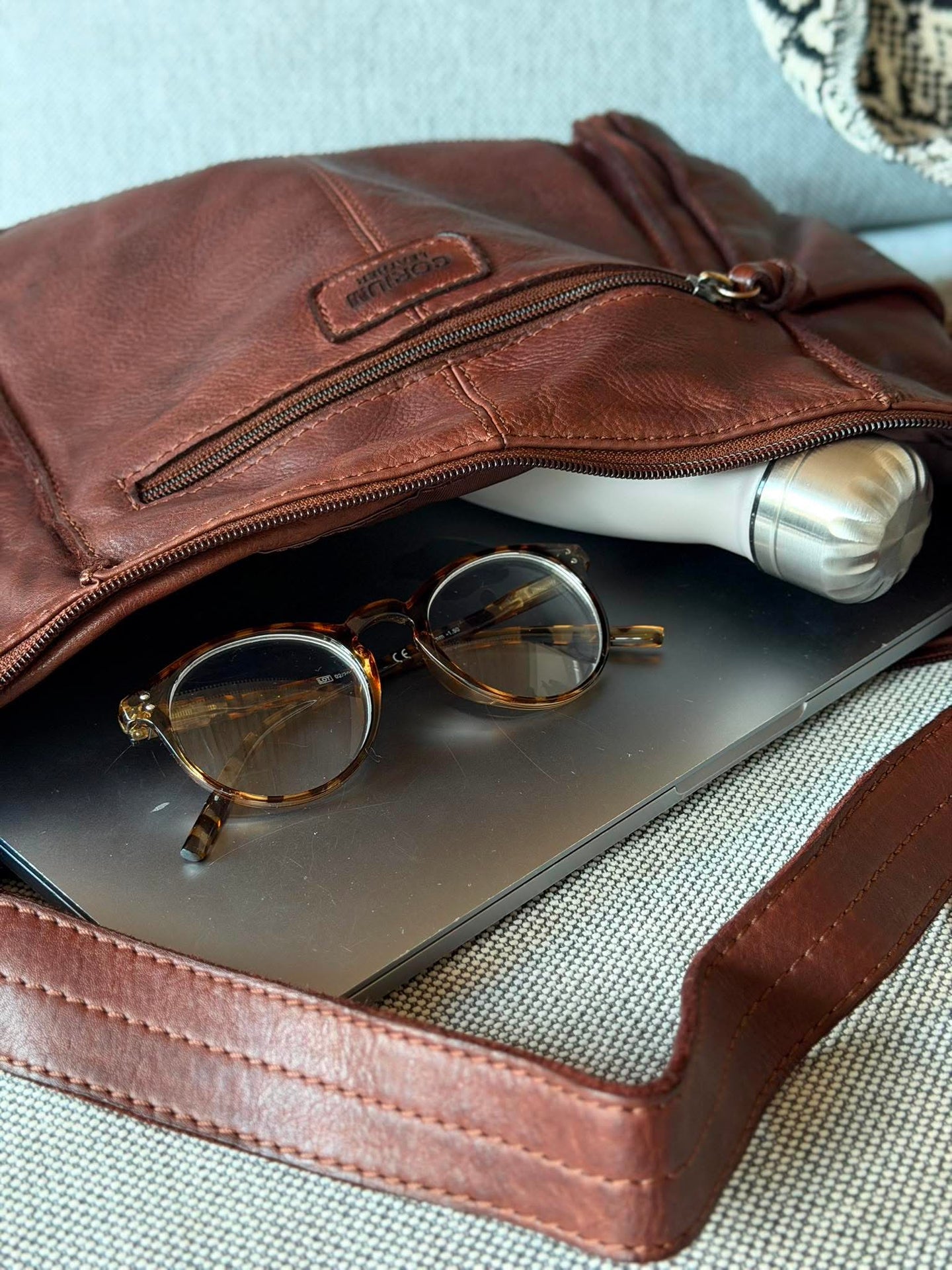 Crossbody Raw Boheme XL – Braun
