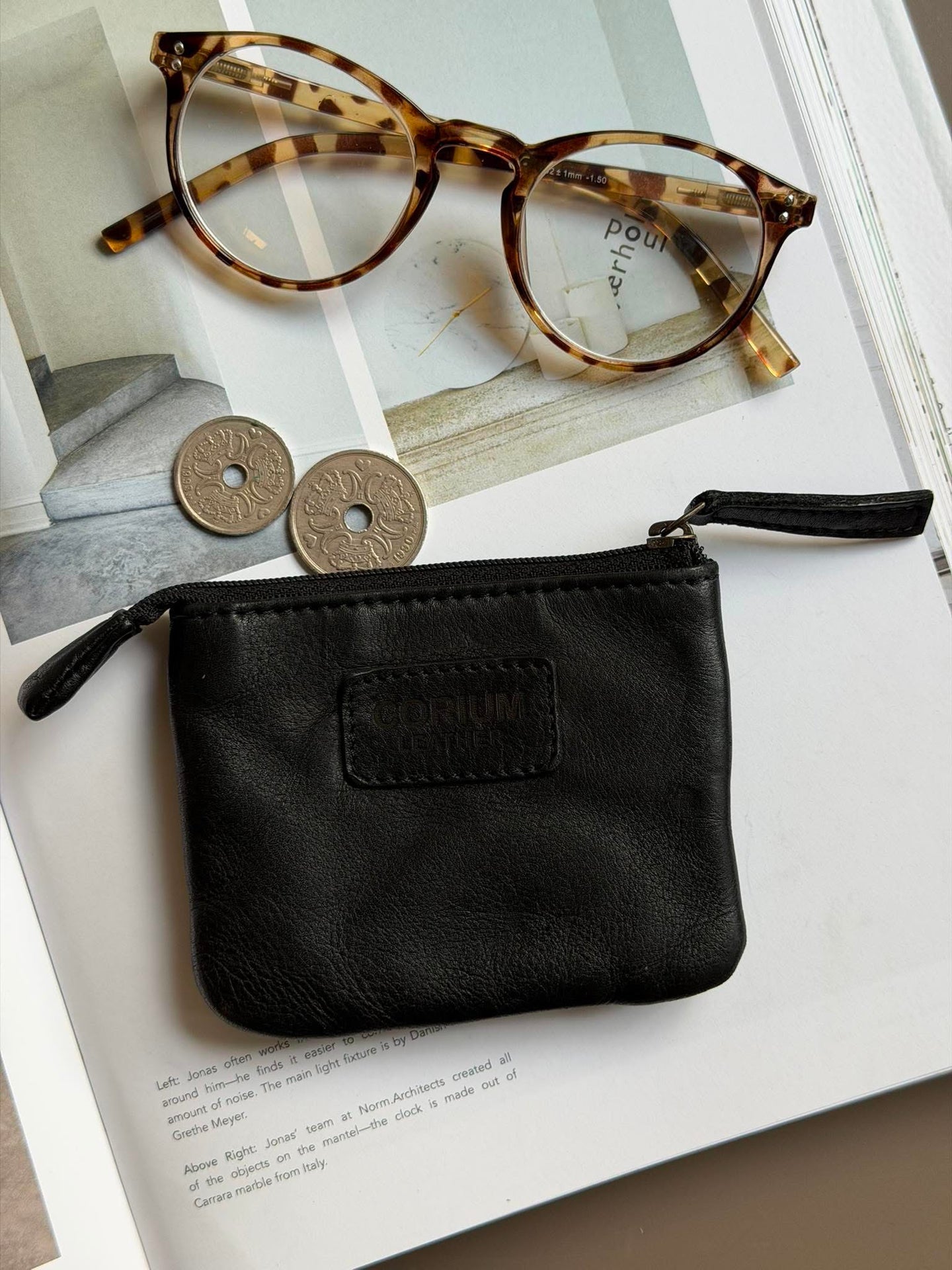 Portemonnaie - washed black