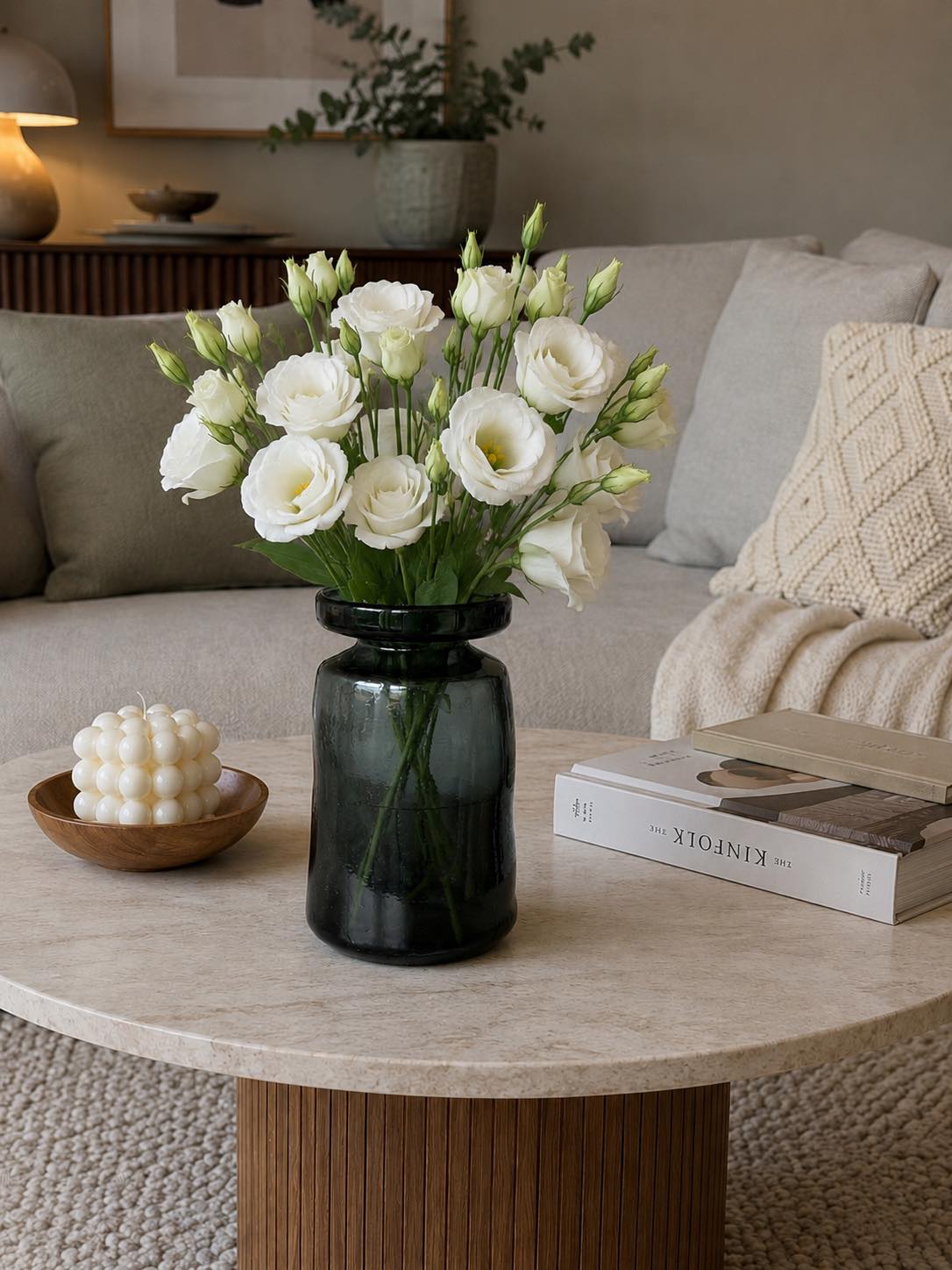 Vase VILLA grau
