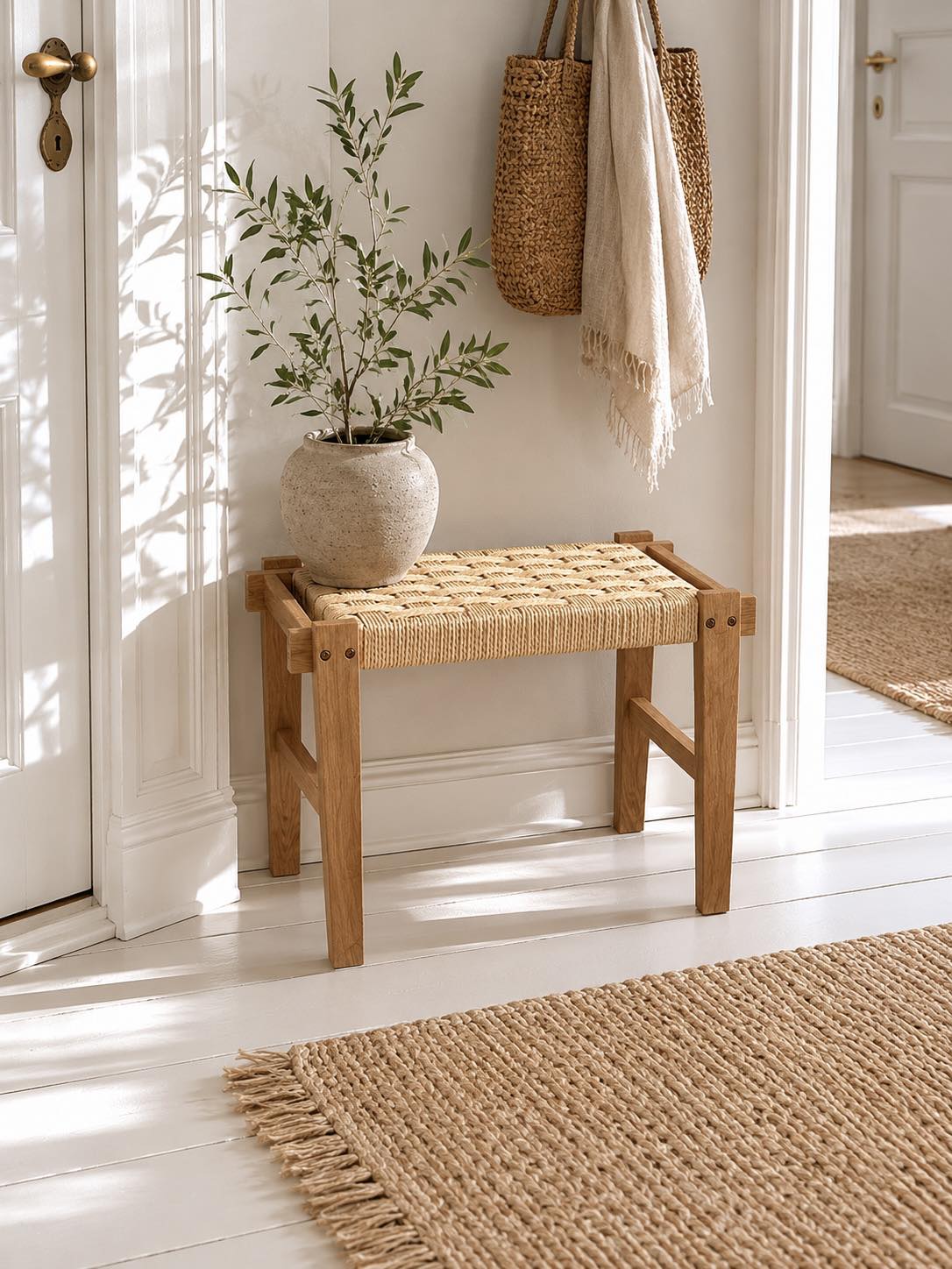 Hocker Eiche natur