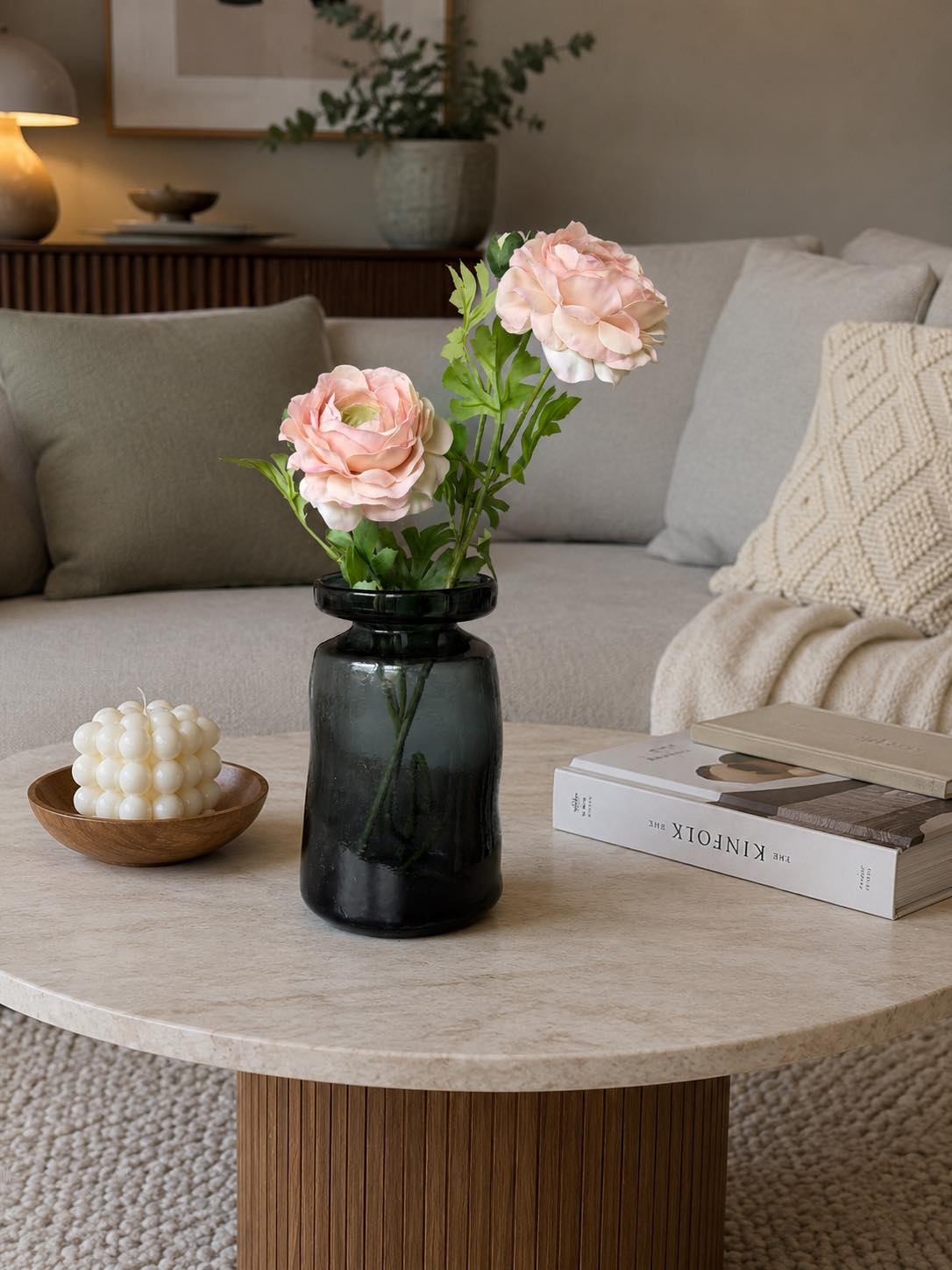 Vase VILLA grau