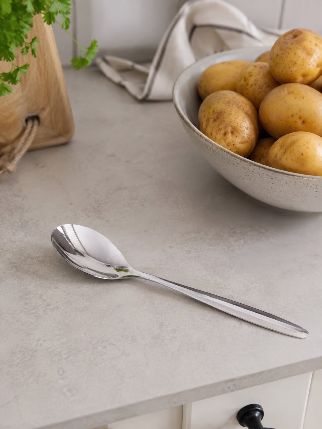 Kartoffellöffel aus Edelstahl