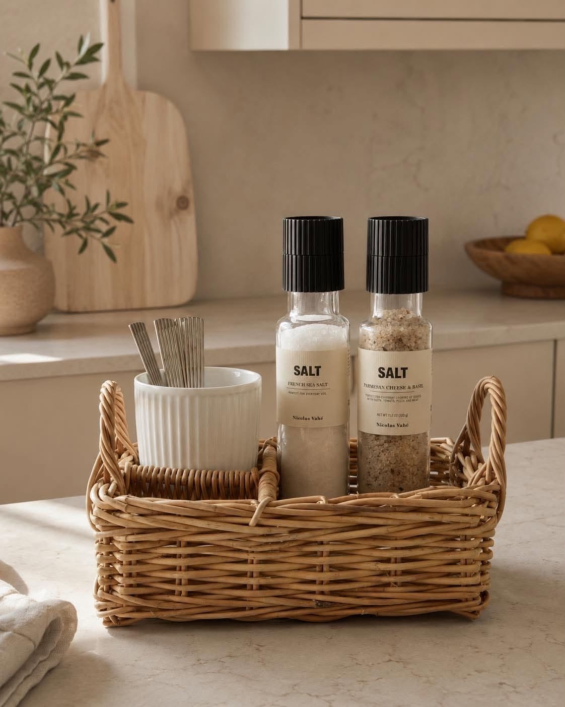 Schale mit Fächern - Natur