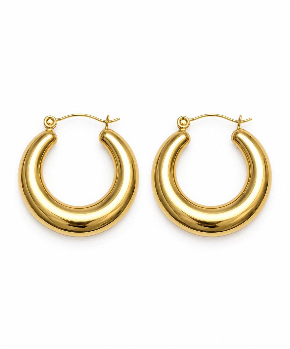 Ohrringe Baby 18K vergoldet Wasserfest