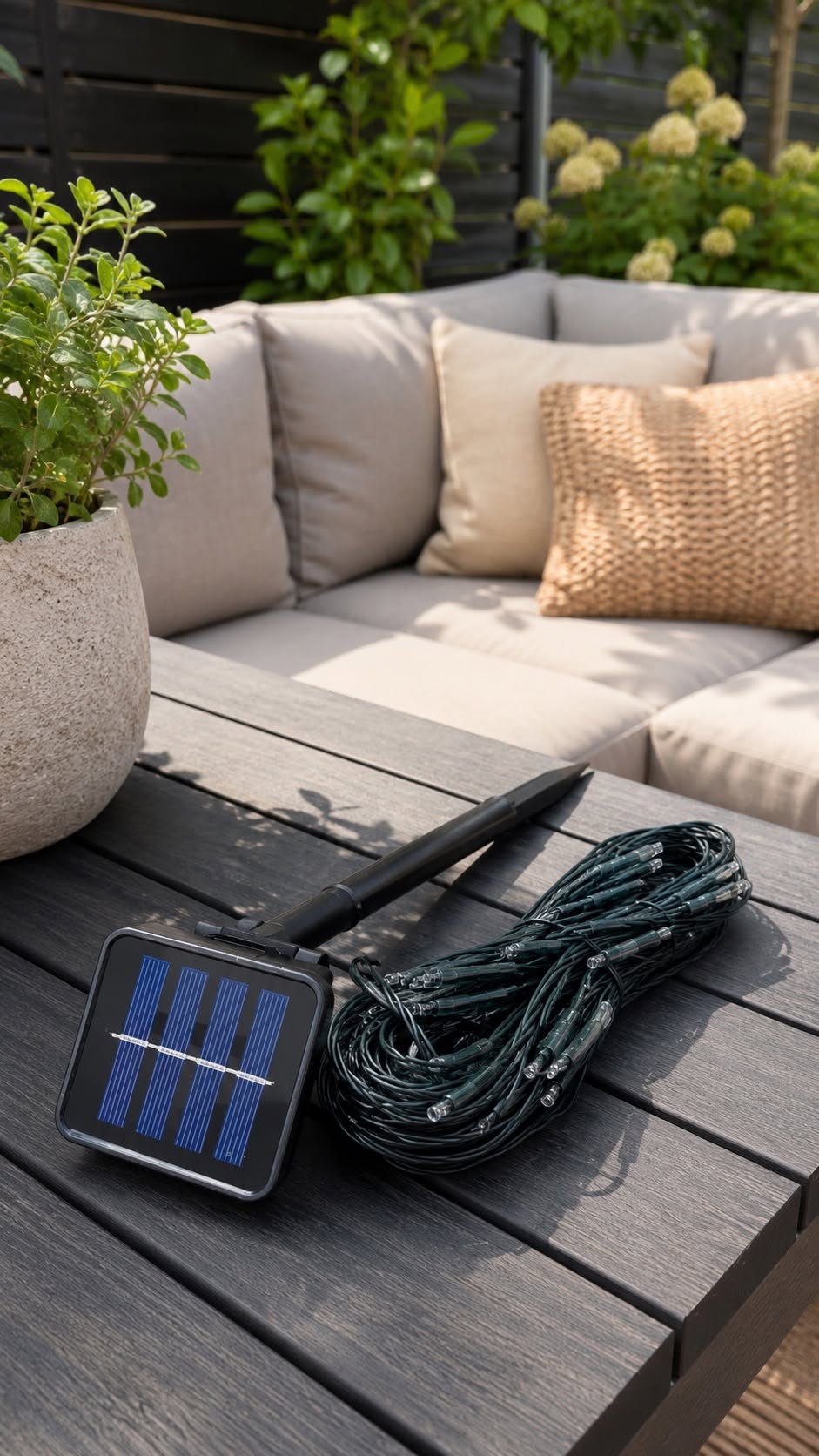 Solar-Lichternetz mit 60 LEDs
