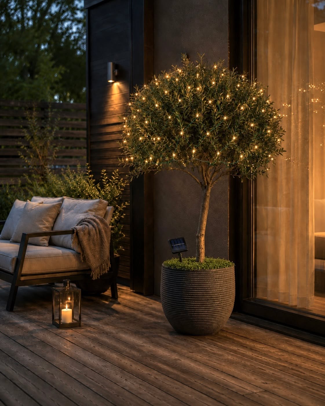 Solar-Lichternetz mit 60 LEDs