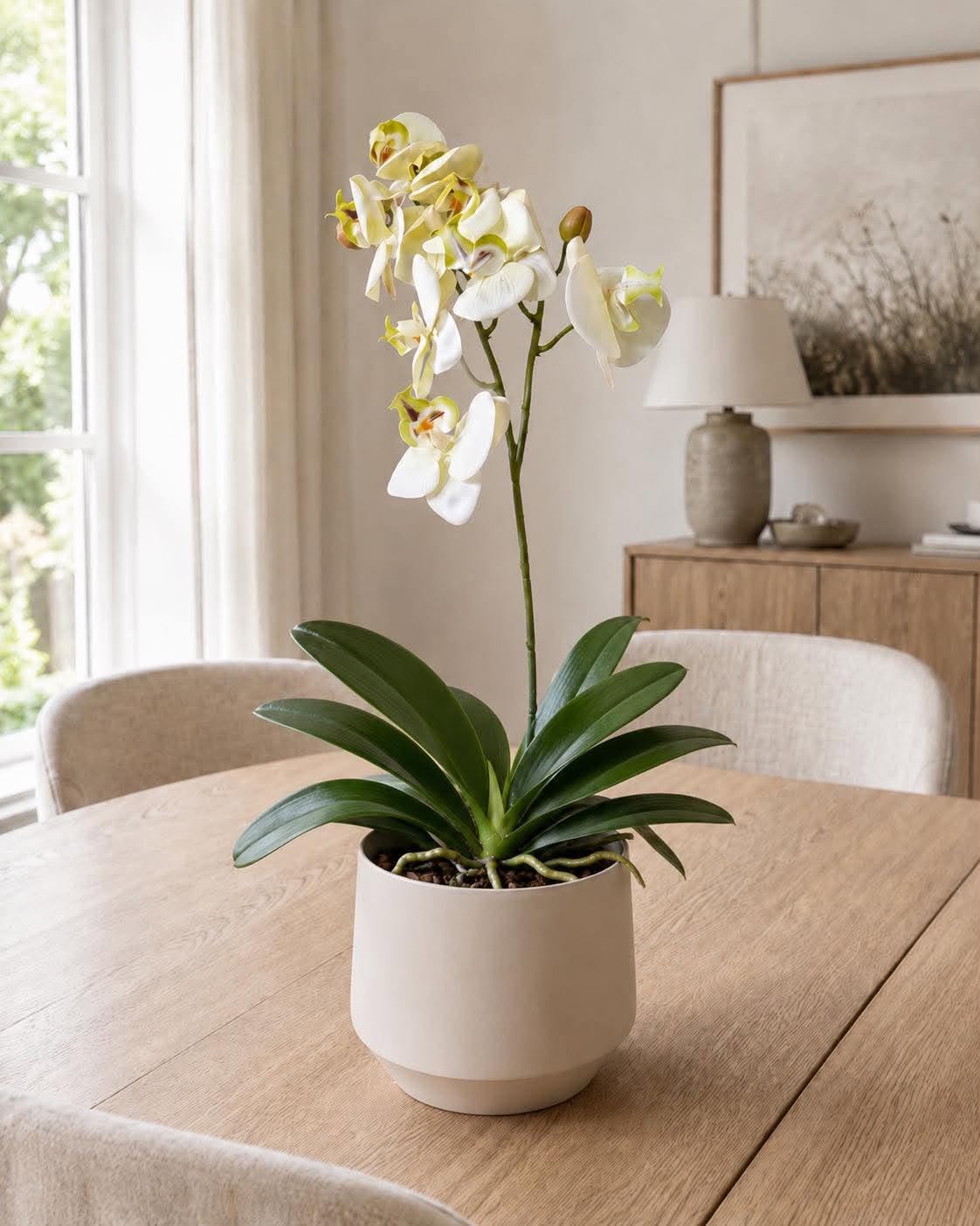 Orchideenstiel - 41 cm - Weiß