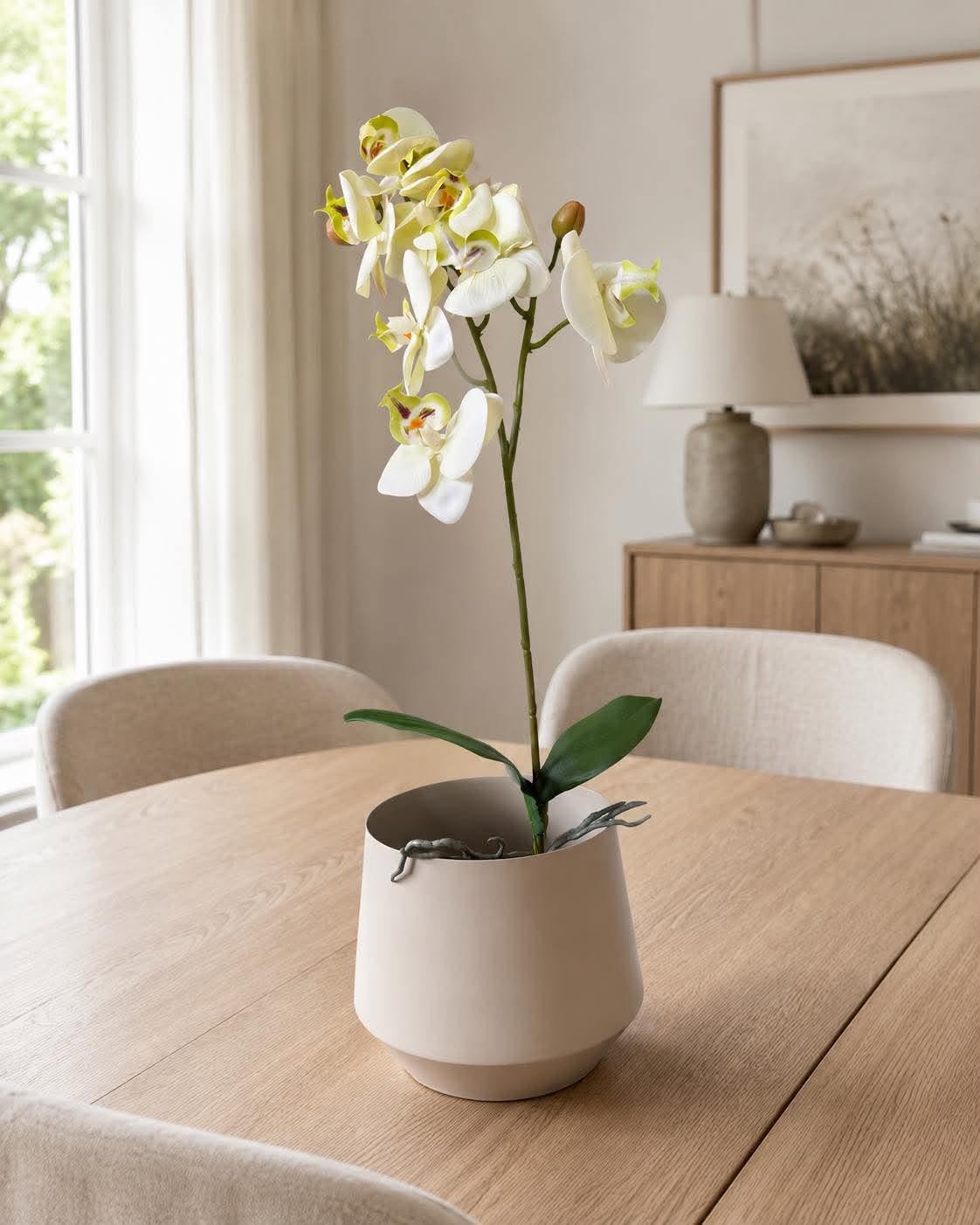Orchideenstiel - 41 cm - Weiß