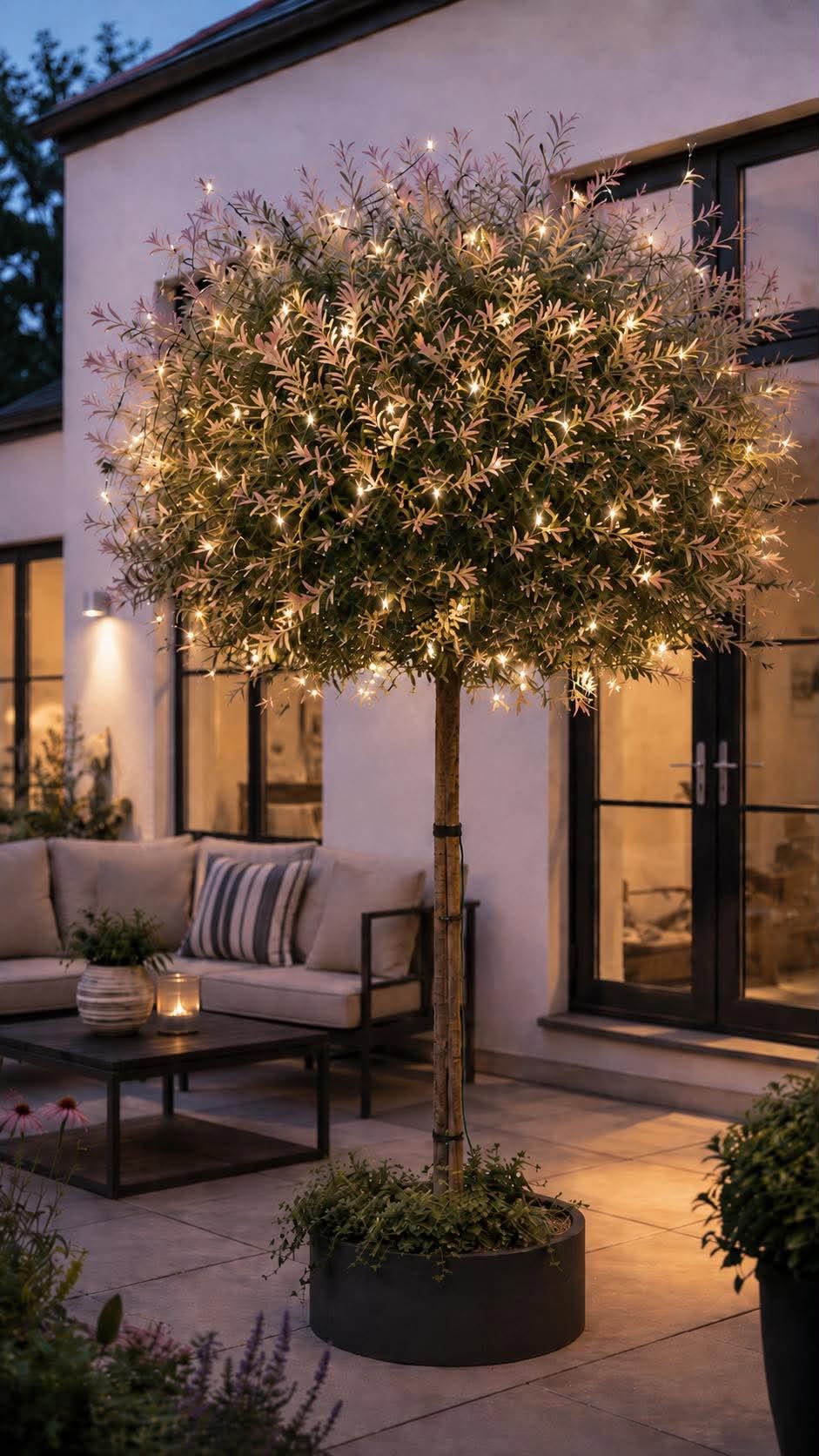 Solar-Lichternetz mit 60 LEDs