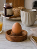 Eierbecher aus Akazienholz
