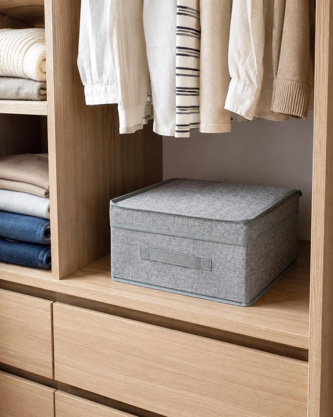 Aufbewahrungsbox Minna - Grau