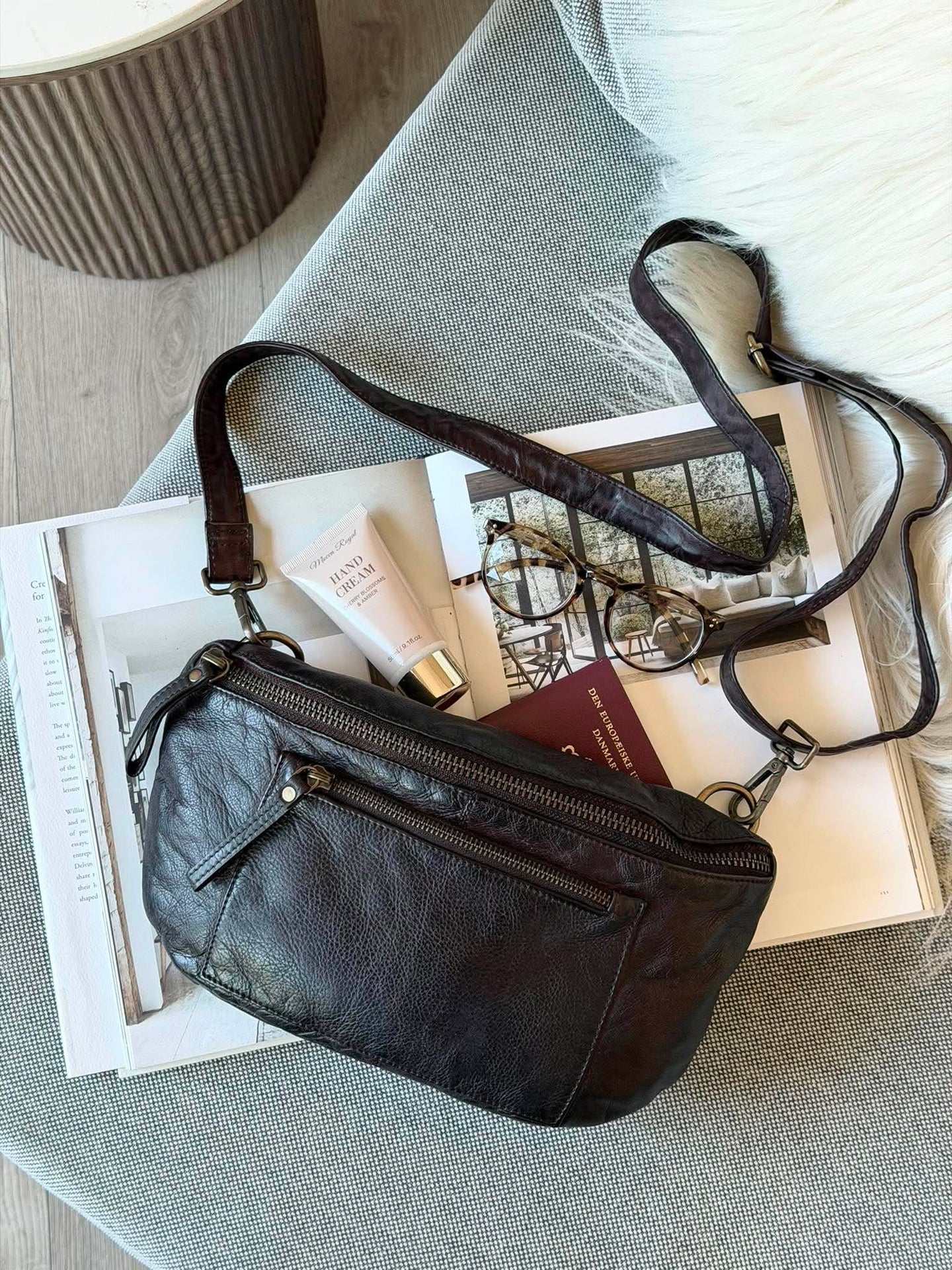 Bumbag - Gewaschene Kuh braun