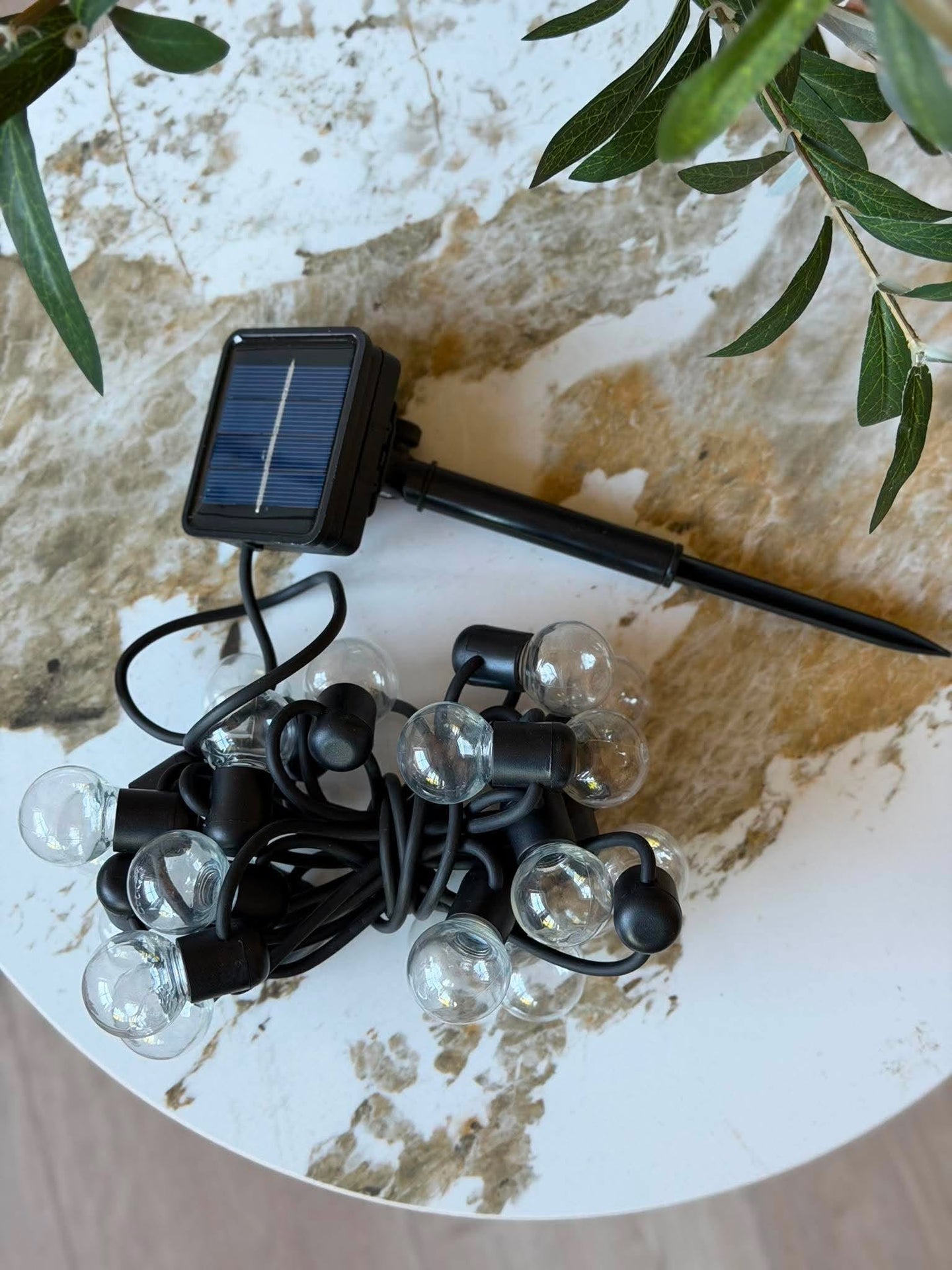 Lichterkette SALLY mit Solarzellen - 20 Leuchtmittel