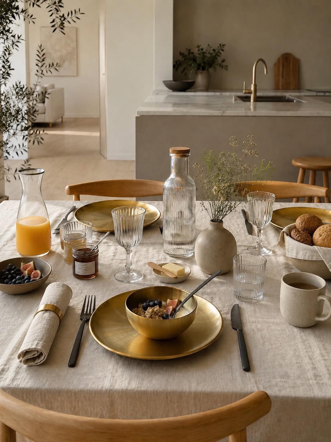 Teller Golden – Rostfreier Stahl