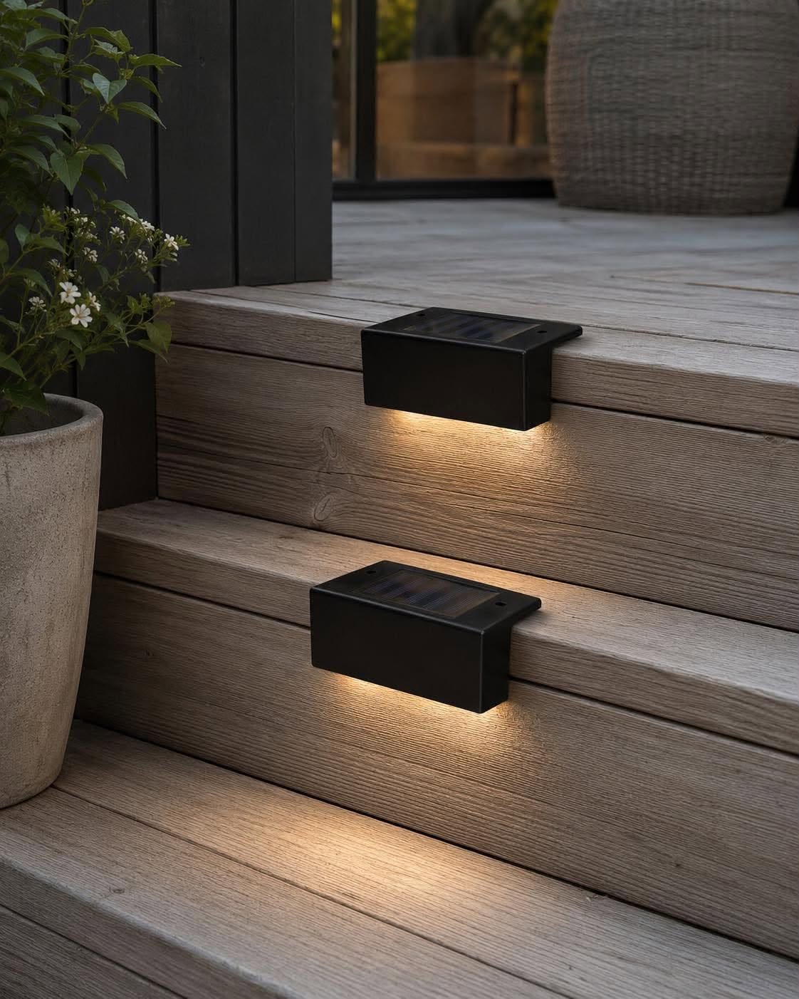 Treppenlicht mit Solar - 2 Stk.